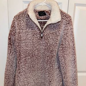 BRAND NEW sherpa pullover